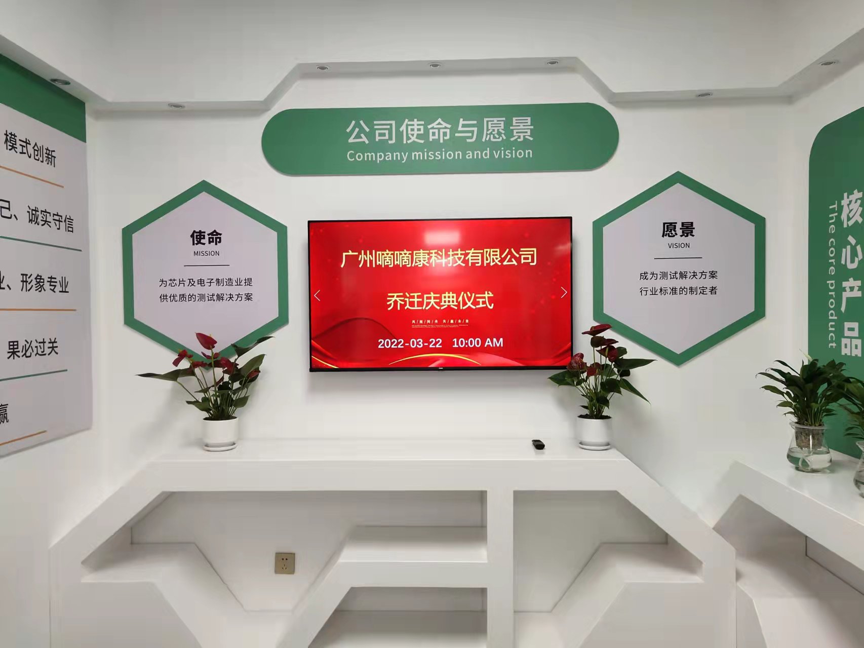 2022年3月今年会jnh科技子公司广州嘀嘀康科技有限公司乔迁庆典仪式